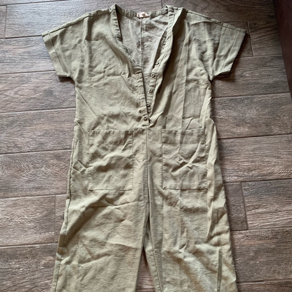 Roolee green jumpsuit